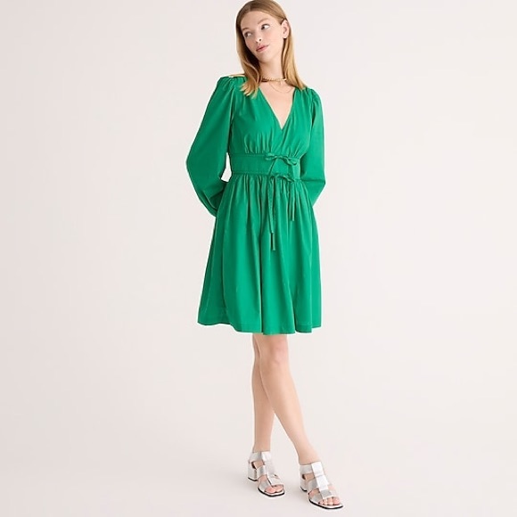 j crew kelly green dress J Crew Dress Size 0 Kelly Green Shift Sleeveless Scallops Easter Springtime